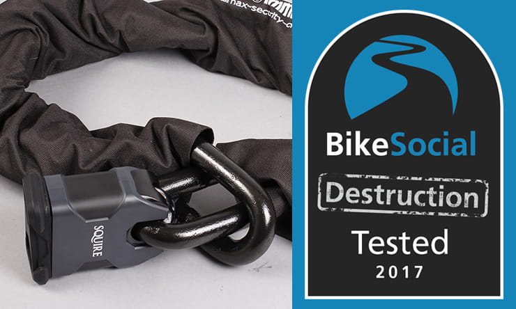 Almax Immobiliser Series V and Squire SS80CS tested to destruction by BikeSocial